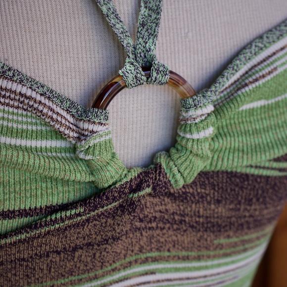 Veronica Beard Velza Knit Green Multi Halter Size XS - Picture 4 of 16